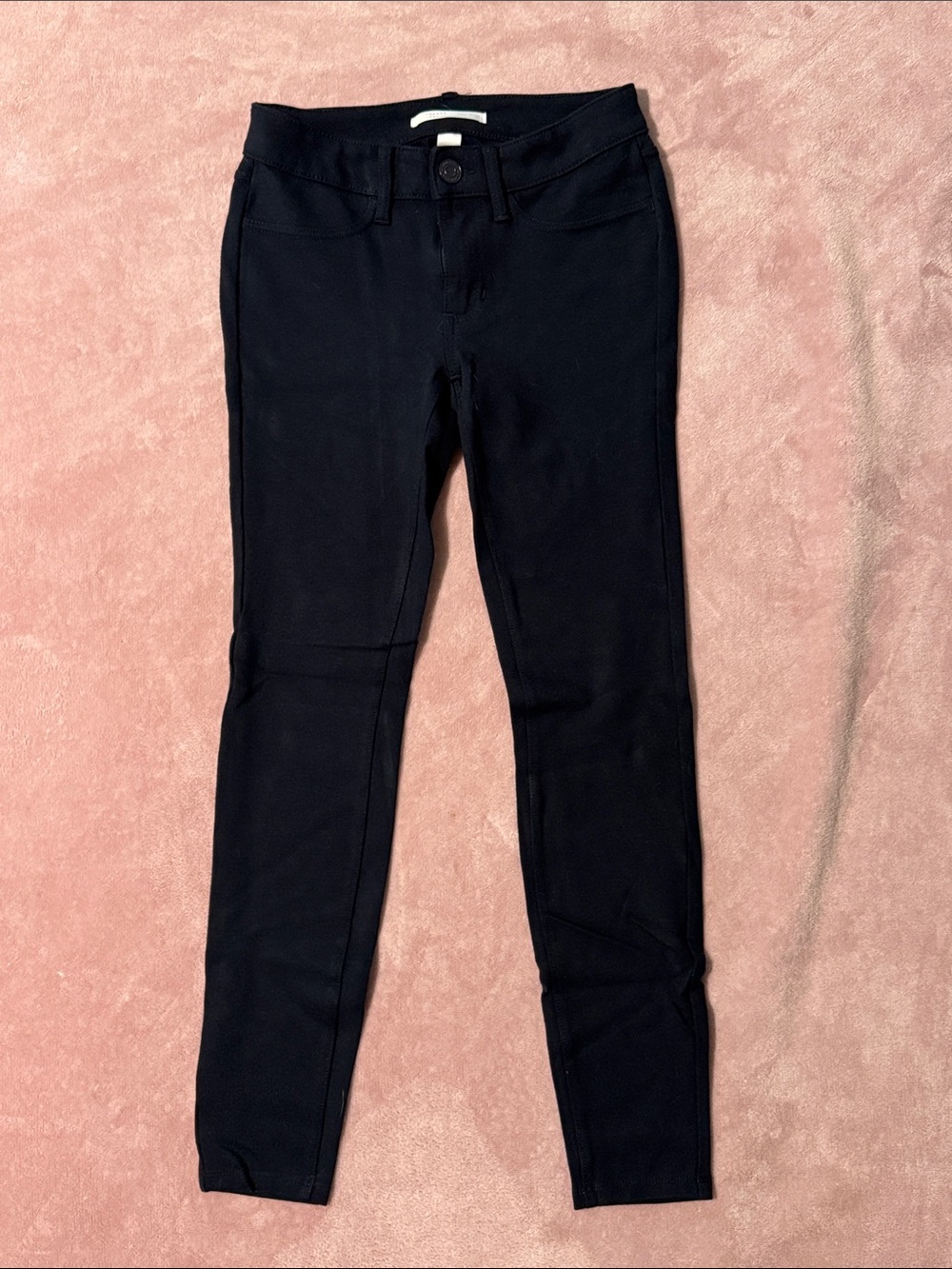 LC Lauren Conrad super skinny ponte pant navy blue